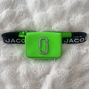 Marc Jacobs Utility Snapshot Removable Belt Bag in Neon Green